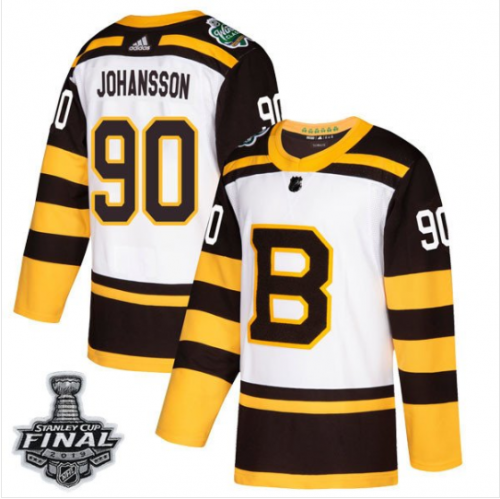 Marcus Johansson Bruins Classic Weiß 2019 Stanley Cup Final Stitched